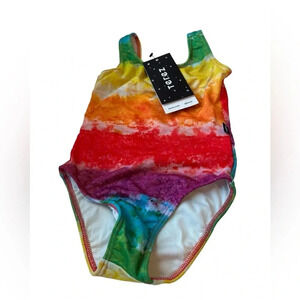 NWT Terez Kid Rainbow swimsuit